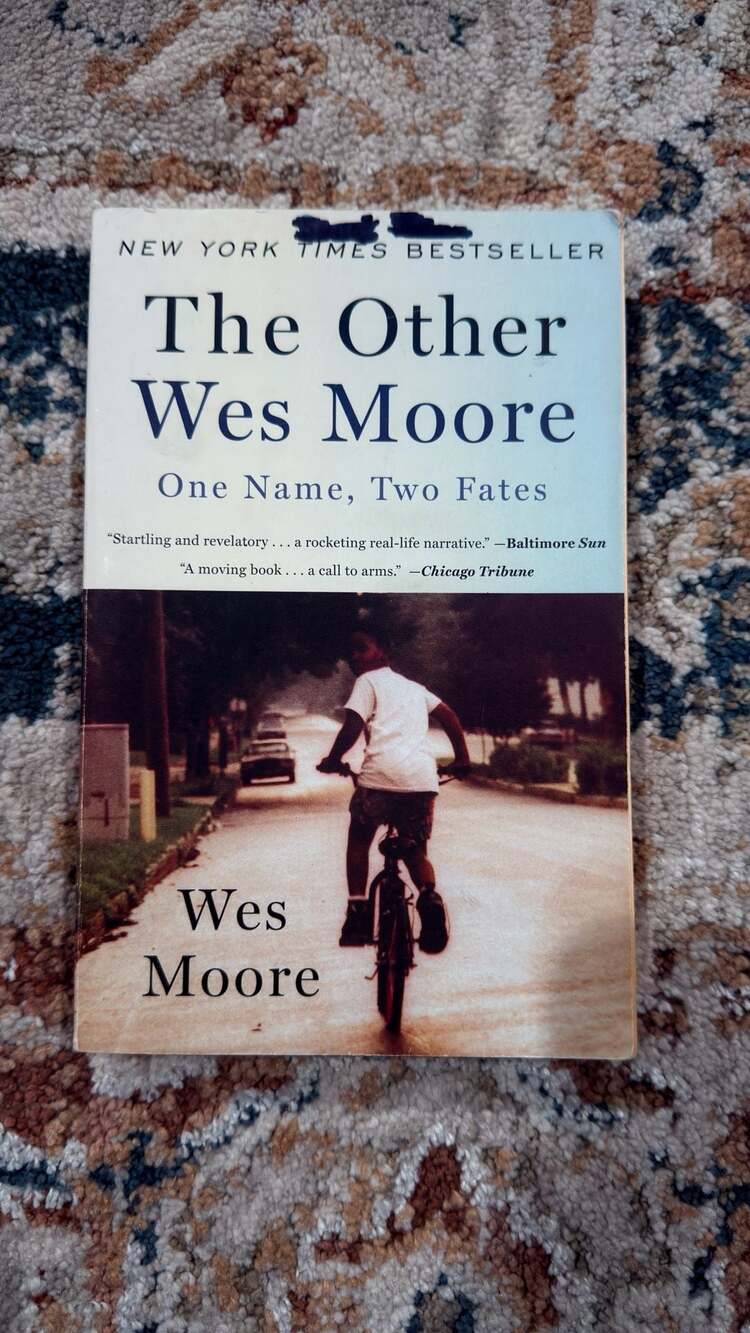 The Other Wes Moore One Name Two Fates Paperback Book